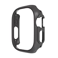 Case Cover for Apple Watch Ultra 49mm Bumper No Screen Protector Hard PC Frame for iWatch Series 8 Ultra (Color : Gray, Size : IWatch Ultra 49mm)