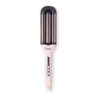 L'ANGE HAIR Le Vogue Titanium Deep Waver Blush | | Titanium 3 Barrel Waving Tool | 10-Second Smart Timer for Easy Styling | Adjustable Temperature: 250-450°F