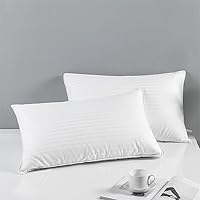 Hotel Pillow Sleeping Pillows Neck Protection Slow Rebound Pillow Microfiber Filling Cotton Cover (Color : D, Size : 80x80 cm)