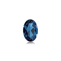 Synthetic Oval Cut Swiss Made Rough Blue Sapphire from 5x3MM-18x13MM