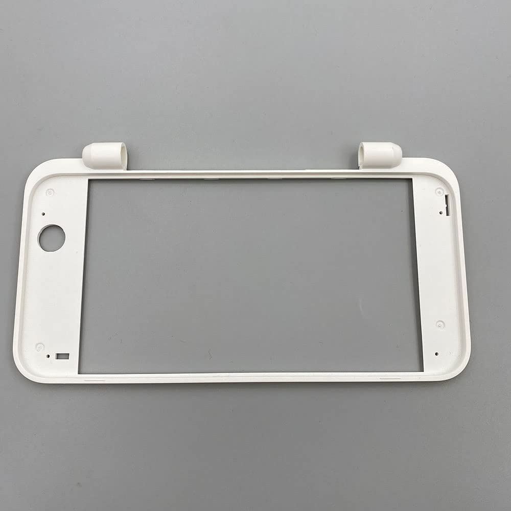 New Full Housing Case Cover Shell Front Bottom Panel LCD Frame Middle Frame Replacement Parts for New 2DS XL LL Game Console White & Yellow