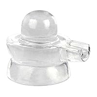 Aashita Creations Crystal Shivling/Sphatik (Small, 11-15 Grams)