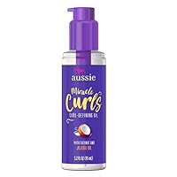 A~ussie Miracle Curls Curl-Defining Oil Hair Treatment - 3.2 fl oz