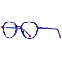 Women Jval Reading Glasses Fashion Exquisite Full Frame Glasses Blue