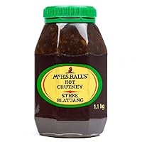 Mrs Balls HOT Chutney 1.1kg Wide Mouth Plastic Jar Imported from South Africa