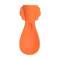 Silicone Baby Food Pouch Spoon Reusable Weaning Spoons Feeding Spoon Head for Feeding Fruit & Vegetable Puree Bag Travel Friendly Spoon