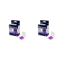 Flents Foam Ear Plugs, 10 Pair with Case for Sleeping, Snoring, Loud Noise, Traveling, Concerts, Construction, & Studying, NRR 33, Purple, Made in The USA,10 Count (Pack of 2)