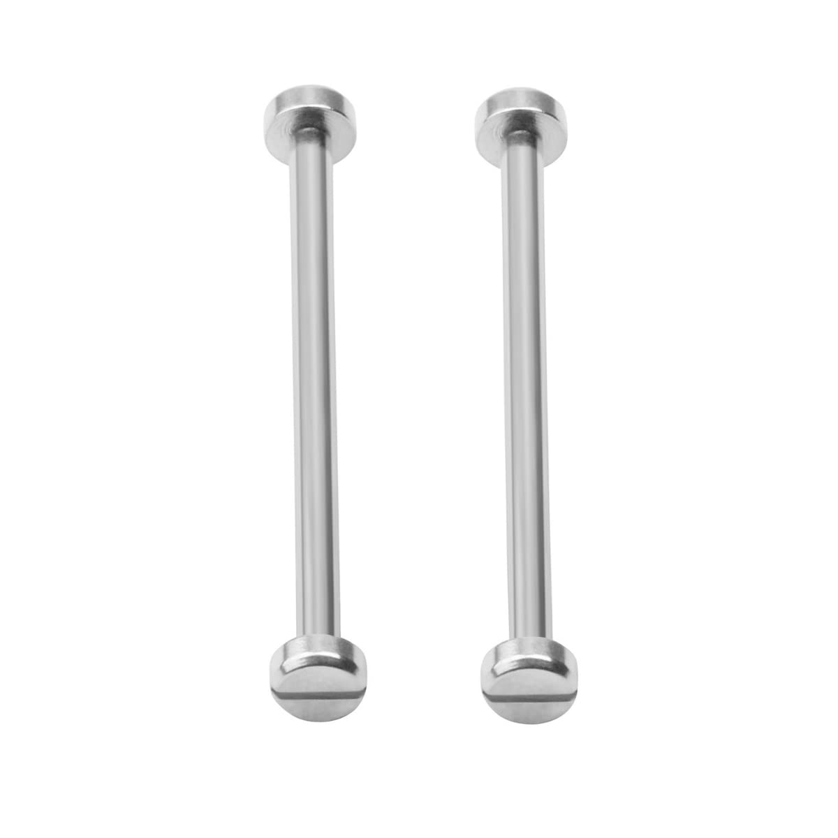 Ewatchparts SCREW PIN BAR ROD TUBE COMPATIBLE WITH NIXON 51-30 WATCH LUG STRAP BAND KIT S/STEEL SILVER