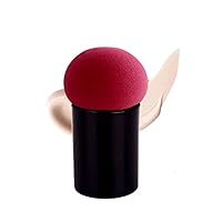 1PCS Mushroom head Makeup Brushes Powder Puff Beauty Cosmetic Sponge With Handle for Foundation Powder blush,Wine Red