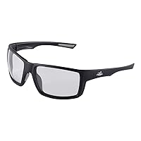 Bullhead Safety Sawfish Safety Glasses with Variable Tint and Performance Fog Technology Lens, UV Light Protection, Anti-Fog and Scratch Resistant, Matte Black Frame