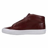 LONDON FOG Mens Lfm Dorance Mid Sneakers Shoes Casual - Burgundy - Size 10.5 M