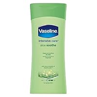 Vaseline intensive care body lotion (12X200ml ,76oz, Aloe soothe)