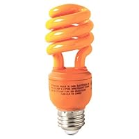 78958 Energy Smart 13-Watt Spiral Compact Fluorescent Bulb, Orange