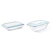 OXO Good Grips Glass Bakeware Bundle with Loaf Pan and Baking Dish
