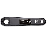 4iiii Precision 3+ Powermeter Ride Ready - Left-Side ANT+ Performance Meter for Outdoor & Indoor Cycling, Measures Watts, Cadence & Calories, Bluetooth, Apple Find My Compatible