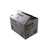 10 Pack SAS Safety 66517 Raven 6 mil Black Nitrile Disposable Gloves 7 Mil - Medium (10 boxes of 100 each)