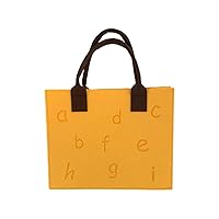 Ladies Handbag with Felt Portable Tote Bag Chic and Comfortable Storage Bag with Handle