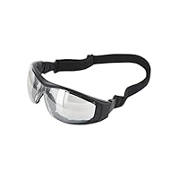 MAGID Gemstone Safety Goggles with Temple & Strap, Clear Lens, 1 Pairs, (G919)