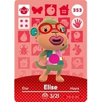 Elise - Nintendo Animal Crossing Happy Home Designer Series 4 Amiibo Card - 353