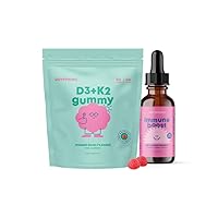 JoySpring Kids Immune Support and Vitamin D3 Gummies for Kids and Toddlers