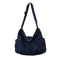 Fairy Grunge Harajuku Tote Bag Denmin Retro Denim Shoulder Bag Aesthetic Y2k Boho Crossbody Bag, Sling Bag Handbag