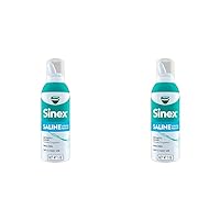 Sinex Saline Nasal Spray, Drug Free Ultra Fine Mist, Clear Everyday Sinus Congestion Fast, Clear Mucus from a Cold or Allergy, Daily Use 5.0 fl oz (Pack of 2)