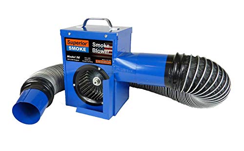 Superior Signal 5E Electric Smoke Blower KIT. Everything Needed to Locate Leaks and Odor Sources in DWV Drain Systems and Sewer Lines. See The Leak...