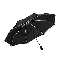 Travel umbrella Premium Waterproof Resistant Black Folding Umbrella, Auto Open Light Weight Comfort to Carry with