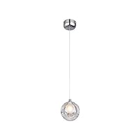 Pendant Lamp Bubble Chandelier Button Type Adjustable Metal + Glass + ABS Energy-saving LED Bulb Lighting Equipment Suitable for Suspended Ceiling Living Room Dining Table Chandelier (Yellow) Fl