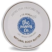 The Moms Co. Natural Body Butter (200g) for Stretch Marks, Dry Skin and Itchy Skin with Shea and Cocoa Butter