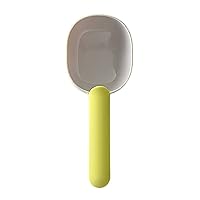 Small Spoons Rice Spoon Scoop Ice Grain Shovel Coffee Beans Flour Spoon Bag Clip Pet Cat Dog Food Scoop Measuring Home Kitchen Storage (Color : 1PC Gray Green)