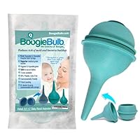 Baby Nasal Aspirator Sucks Boogers & Mucus- BPA Free & Latex Free Nasal Bulb -3 oz Green Bulb Syringe-Cleans Nose for Toddlers & Adults- Cleanable & Reusable Ear Syringe
