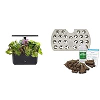 AeroGarden Harvest 2.0 Indoor Hydroponic Garden with Seed Starting System, Includes Grow Sponges and Liquid Plant Food, Start Seeds Indoors to Transplant to Containers or Outdoor Garden Beds
