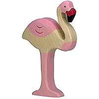 Holztiger Flamingo Toy Figure