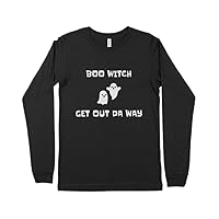 Witch Get Out Da Way Unisex Jersey Long Sleeve T-Shirt Black, White