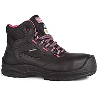 COFRA - Wanda EH PR - Women's Safety Boot CSA Approved - Composite Toe - Black/Fuchsia 12613-CF0.D07