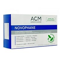 Acm laboratoire novophane caps anti hair loss alopecia treatment nails fragility Skin Beauty Gift