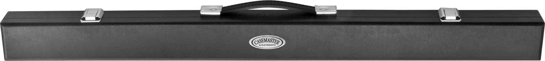 Casemaster by GLD Products Deluxe Billiard/Pool Cue Hard Case, Holds 1 Complete 2-Piece Cue (1 Butt/1 Shaft), Black