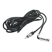 FDA18B Compatible with 1995-97 Ford/Lincoln/Mercury Antenna Adapter; w/18ft. Ext. for Rear-mounted tuner/amp applications , Black