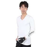Callaway C24932101 Men's Long Sleeve V-Neck Shirt (Sweat Absorbent, Quick Drying, UV Protection), Golf Inner