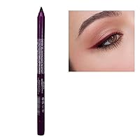 2 in 1 Multicolor Eyeshadow Eyeliner Quick-Drying Metallic Glitter Shimmer Smokey Eye Looks Waterproof Long Lasting Sparkling Eye Shadow Makeup (L)