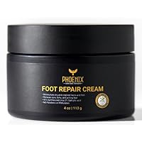 Foot Repair Cream - Callous Remover - For Dry and Cracked feet - Paraben free - Tea Tree Oil - 42% Urea Cream - for Soft Smooth Feet - Phoenix Skin Care for Men - Foot Cream for Men