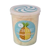 Pineapple Mango Gourmet Flavored Cotton Candy –Unique Idea for Holidays, Birthdays, Gag Gifts, Party Favors