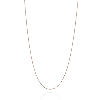 [&pixy] 0.02 inch (0.6 mm) Edge Chain Necklace, Delicate Chain, Ultra Fine Chain, Skin Jewelry, 15.7 inches (40 cm), 17.7 inches (45 cm), 316 L, Surgical Stainless Steel, Hypoallergenic, Safe, Women's, Medical Use, Simple, Skin-friendly, Gold, Silver, Pink Gold