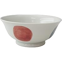 Hamamotou 26-02 Light Noodle Pot, Glazed Round Crest, Set of 2, Approx. Φ7.2 x 3.1 inches (18.2 x 8 cm)