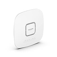 NETGEAR Cloud Managed Wireless Access Point (WAX625) - WiFi 6 Dual-Band AX5400 Speed | Up to 328 Client Devices | 802.11ax | Insight Remote Management | PoE+ Powered or AC Adapter (not Included)