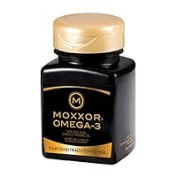 MOXXOR Omega-3 (2 Bottles x 60 Capsules Per Bottle) Omega-3 Supplement 100% from New Zealand – Greenlip Mussel Oil Natural Anti-Inflammatory, GMO Free