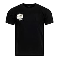 Tailor Toyo Black Suka Skull and Snake Mens T Shirt, Black, L