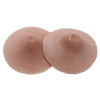 iiniim Self Suction Reusable Silicone Fake False Nipples Cover for Breast Forms, Crossdressers