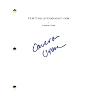 CCAMERON CROWE SIGNED AUTOGRAPH - FAST TIMES AT RIDGEMONT HIGH FULL MOVIE SCRIPT - SEAN PENN, JUDGE REINHOLD, PHOEBE CATES, JENNIFER JASON LEIGH, SAY ANYTHING. JERRY MAGUIRE, ALMOST FAMOUS